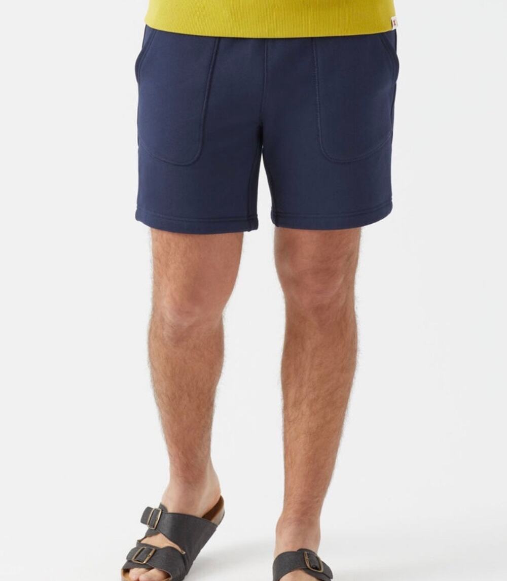 Best Made Company Mens 2X Navy Heavyweight French Terry Sweat Shorts Heritage